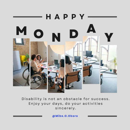Disability inclusion social media graphic.