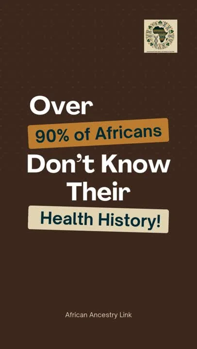 Health history awareness video creative.