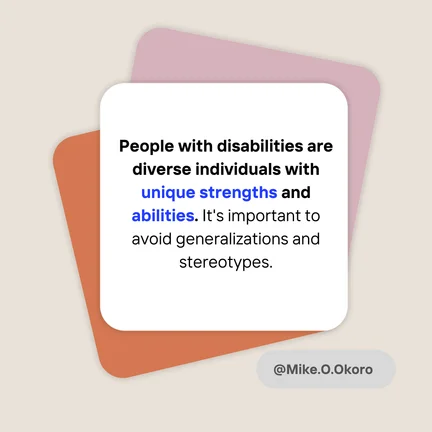 Disability inclusion awareness graphic.