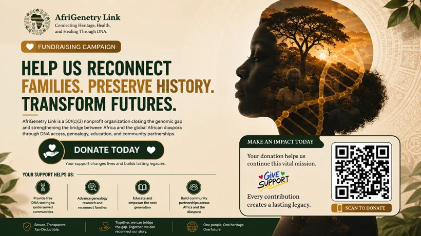 Family reconnection fundraising campaign creative.
