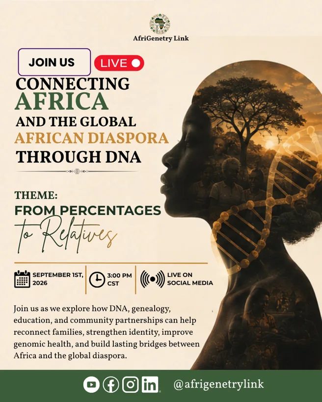 Live DNA conversation event graphic.