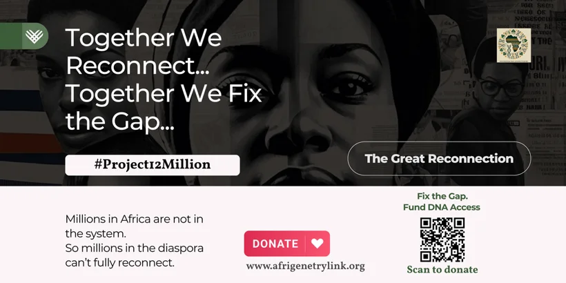 Project12Million reconnection fundraising creative.
