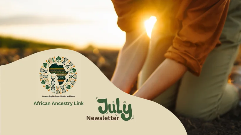 July newsletter banner design.