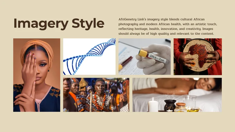 Brand imagery and photography guidance.